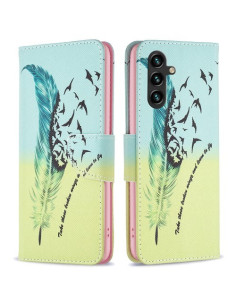 Oldalra nyíló mintás telefontok Samsung Galaxy A15 / A15 5G telefonhoz - MADÁRTOLL