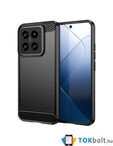 Xiaomi 14 karbon mintás tok - FEKETE
