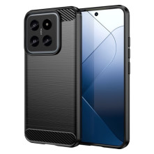 Xiaomi 14 karbon mintás tok - FEKETE