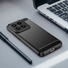 Xiaomi 14 karbon mintás tok - FEKETE