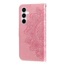Dombornyomott  mintás notesztok Samsung Galaxy A35 telefonhoz - RÓZSAARANY