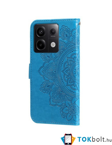 Dombornyomott  mintás notesztok Xiaomi Redmi Note 13 Pro telefonhoz - KÉK
