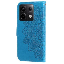 Dombornyomott  mintás notesztok Xiaomi Redmi Note 13 Pro telefonhoz - KÉK