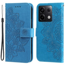 Dombornyomott  mintás notesztok Xiaomi Redmi Note 13 Pro telefonhoz - KÉK