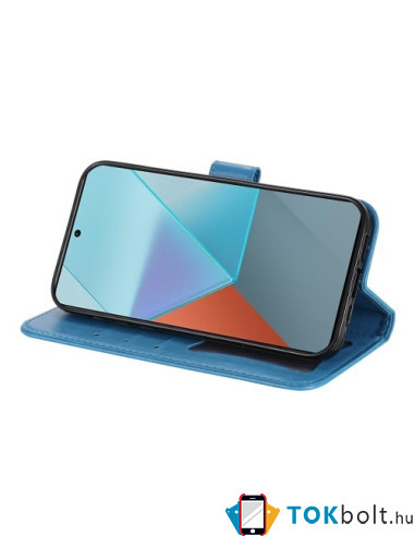 Dombornyomott  mintás notesztok Xiaomi Redmi Note 13 Pro telefonhoz - KÉK