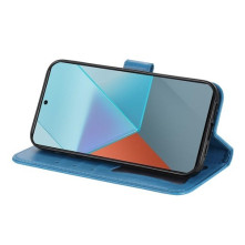 Dombornyomott  mintás notesztok Xiaomi Redmi Note 13 Pro telefonhoz - KÉK