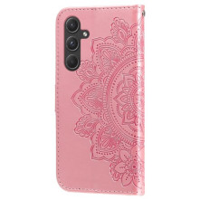 Dombornyomott  mintás notesztok Samsung Galaxy A55 telefonhoz - RÓZSAARANY