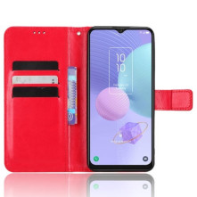 Oldalra nyíló tok TCL 406 telefonhoz - PIROS