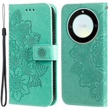 Dombornyomott  mintás notesztok Honor Magic5 Lite / Honor X9a telefonhoz - ZÖLD