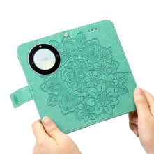 Dombornyomott  mintás notesztok Honor Magic5 Lite / Honor X9a telefonhoz - ZÖLD