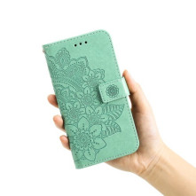 Dombornyomott  mintás notesztok Honor Magic5 Lite / Honor X9a telefonhoz - ZÖLD