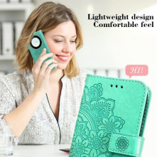 Dombornyomott  mintás notesztok Honor Magic5 Lite / Honor X9a telefonhoz - ZÖLD