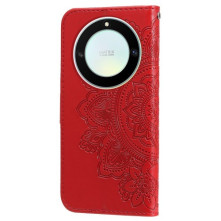 Dombornyomott  mintás notesztok Honor Magic5 Lite / Honor X9a telefonhoz - PIROS
