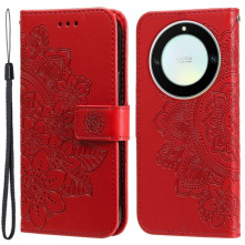 Dombornyomott  mintás notesztok Honor Magic5 Lite / Honor X9a telefonhoz - PIROS