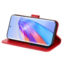 Dombornyomott  mintás notesztok Honor Magic5 Lite / Honor X9a telefonhoz - PIROS