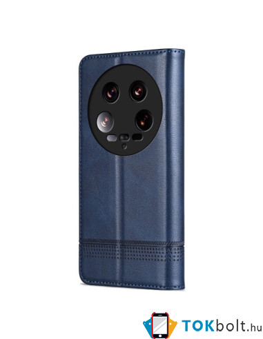 Oldalra nyíló tok Xiaomi 14 Ultra telefonhoz - KÉK