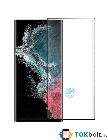 Kijelzővédő karcálló edzett üveg Samsung Galaxy S23 Ultra típusú készülékhez - 1 db