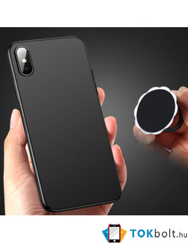 Univerzális mágneses 360 fokban forgatható mobiltelefon tartó, ujjgyűrűs, autóstartóhoz - MOSOLY - ZÖLD