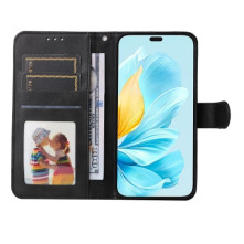 Oldalra nyíló tok Honor 200 Lite telefonhoz - FEKETE