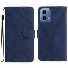 Oldalra nyíló tok Motorola Moto G34 telefonhoz - KÉK
