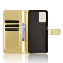 Oldalra nyíló tok Motorola Moto G04 telefonhoz - ARANY