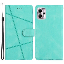 Oldalra nyíló tok Motorola Moto G13 / G23 / G53 telefonhoz - ZÖLD