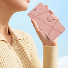 Oldalra nyíló tok Motorola Moto G13 / G23 / G53 telefonhoz - RÓZSAARANY