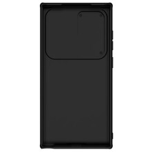 NILLKIN masszív tok kameravédővel Samsung Galaxy S24 Ultra 5G telefonhoz - FEKETE
