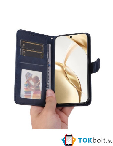 Oldalra nyíló tok Honor 200 telefonhoz - KÉK