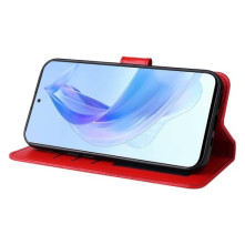 Dombornyomott  mintás notesztok Honor 90 Lite telefonhoz - PIROS