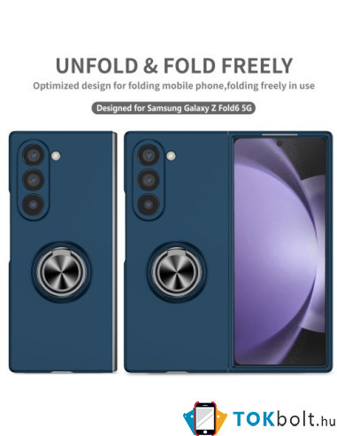 Gyűrűs telefontok Samsung Galaxy Z Fold6 készülékhez - KÉK