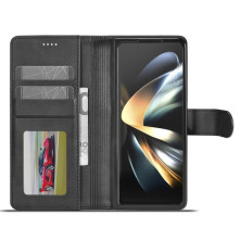 Oldalra nyíló tok Samsung Galaxy Z Fold6 telefonhoz - FEKETE