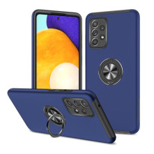 Kemény műanyag és rugalmas TPU hibrid tok Samsung Galaxy A52 4G/5G / A52s 5G telefonhoz - KÉK