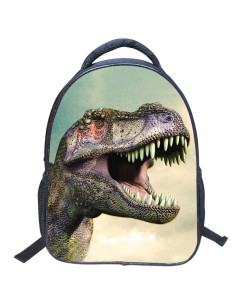 Bölcsis, ovis hátizsák cipzárral - 36 x 30 x 13 cm - DÍNÓS - TYRANNOSAURUS REX