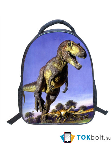 Bölcsis, ovis hátizsák cipzárral - 36 x 30 x 13 cm - DÍNÓS - ZZ11 - T-REX