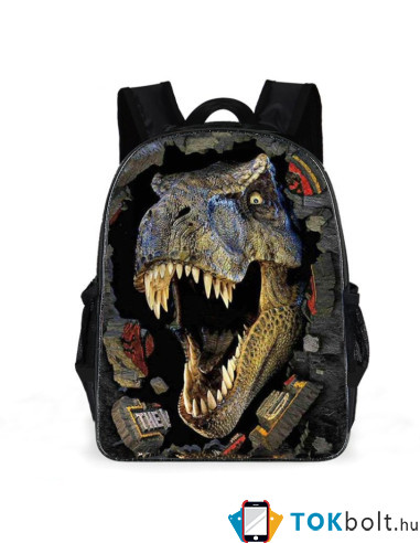Bölcsis, ovis hátizsák cipzárral - 36 x 30 x 13 cm - DÍNÓS - ZZ49 - TREX