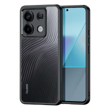 DUX DUCIS AIMO tok rugalmas TPU keret és kemény műanyag hátlappal Xiaomi Redmi Note 13 Pro 5G telefonhoz - FEKETE