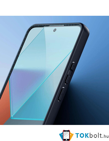 DUX DUCIS AIMO tok rugalmas TPU keret és kemény műanyag hátlappal Xiaomi Redmi Note 13 Pro 5G telefonhoz - FEKETE