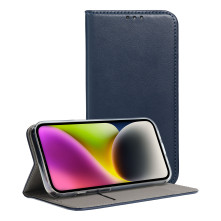 SMART MAGNETO oldalra nyíló tok Honor 200 telefonhoz - KÉK