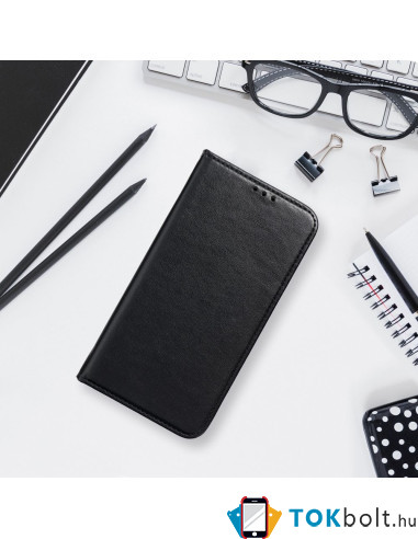 SMART MAGNETO oldalra nyíló tok Honor 200 Lite telefonhoz - FEKETE