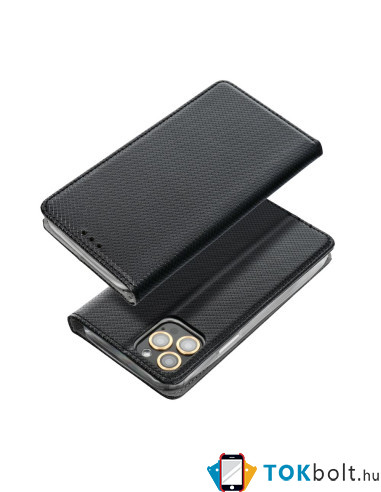 SMART oldalra nyíló tok Xiaomi Redmi 13C / Poco C65 telefonhoz - FEKETE