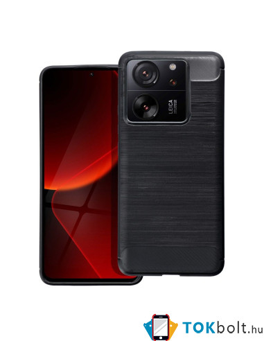 Xiaomi 13T / 13T Pro karbon mintás tok - FEKETE