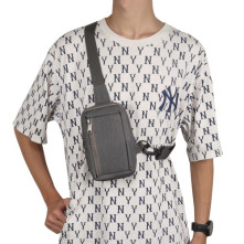 Mellkas táska, Crossbody átlós válltáska férfiaknak - Méret: 12 x 18 cm - SZÜRKE