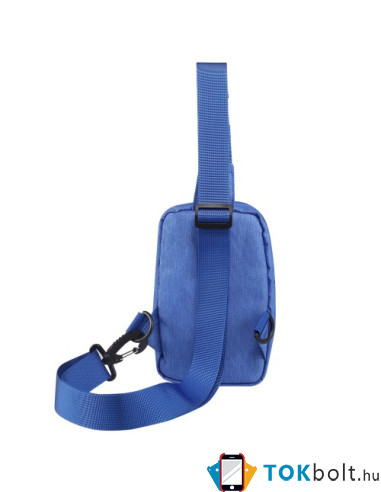 Mellkas táska, Crossbody átlós válltáska férfiaknak - Méret: 12 x 18 cm - KÉK