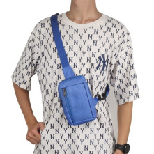 Mellkas táska, Crossbody átlós válltáska férfiaknak - Méret: 12 x 18 cm - KÉK