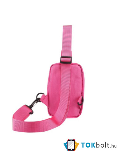 Mellkas táska, Crossbody átlós válltáska férfiaknak - Méret: 12 x 18 cm - PINK