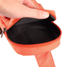 Mellkas táska, Crossbody átlós válltáska férfiaknak - Méret: 12 x 18 cm - NARANCS