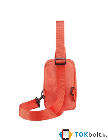 Mellkas táska, Crossbody átlós válltáska férfiaknak - Méret: 12 x 18 cm - NARANCS