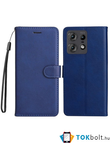 Oldalra nyíló tok Motorola Edge 50 Pro telefonhoz - KÉK