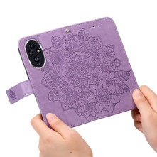 Dombornyomott  mintás notesztok Honor 200 telefonhoz - LILA